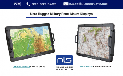 Product News 9 Ultra-Rugged Military Panel Mount Displays